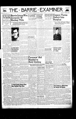 Barrie Examiner, 1 Apr 1943