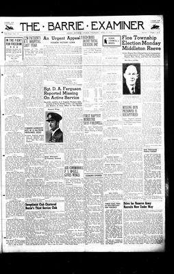 Barrie Examiner, 8 Apr 1943