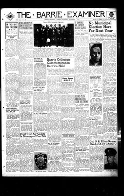 Barrie Examiner, 2 Dec 1943