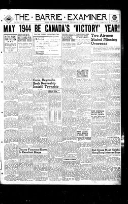 Barrie Examiner, 30 Dec 1943