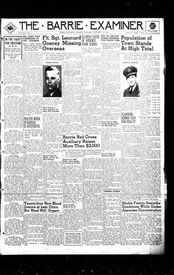 Barrie Examiner, 13 Jan 1944