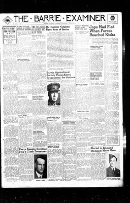 Barrie Examiner, 3 Feb 1944