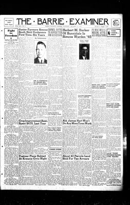 Barrie Examiner, 18 Jan 1945