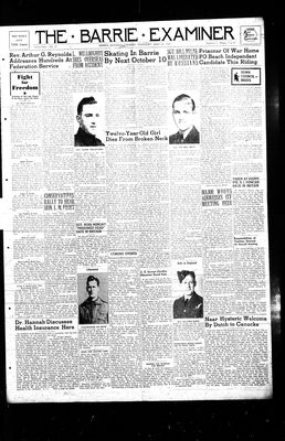 Barrie Examiner, 24 May 1945