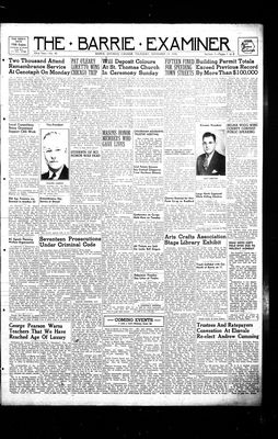 Barrie Examiner, 14 Nov 1946