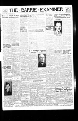 Barrie Examiner, 2 Oct 1947