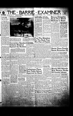 Barrie Examiner, 17 Oct 1949