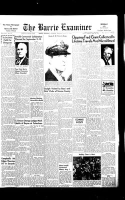 Barrie Examiner, 17 Jul 1950