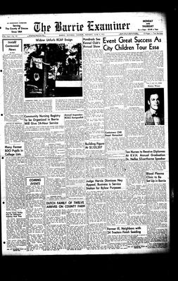 Barrie Examiner, 4 Jun 1951