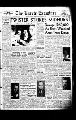 Barrie Examiner, 25 Jun 1951