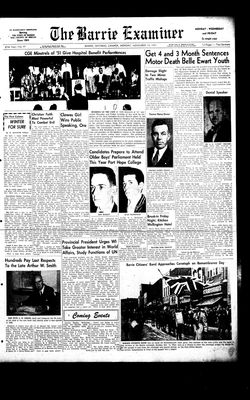 Barrie Examiner, 19 Nov 1951