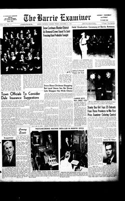 Barrie Examiner, 21 Dec 1951