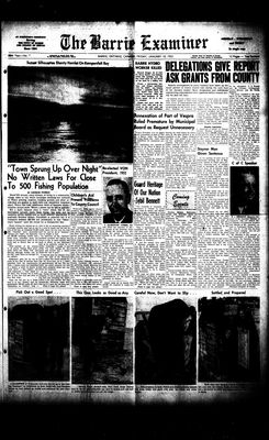 Barrie Examiner, 18 Jan 1952