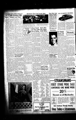 Barrie Examiner, 28 Jan 1952