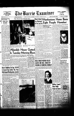 Barrie Examiner, 30 Jan 1952