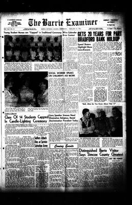 Barrie Examiner, 27 Feb 1952