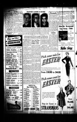 Barrie Examiner, 2 Apr 1952