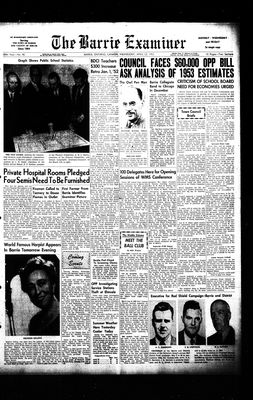 Barrie Examiner, 23 Apr 1952