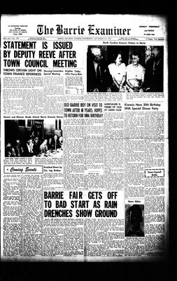 Barrie Examiner, 24 Sep 1952