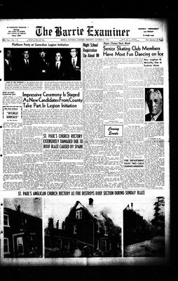 Barrie Examiner, 6 Oct 1952