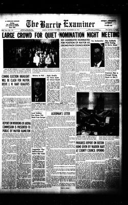 Barrie Examiner, 24 Nov 1952