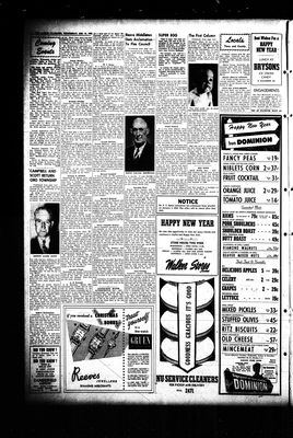 Barrie Examiner, 31 Dec 1952