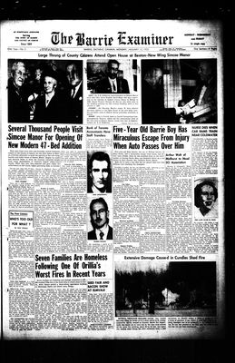 Barrie Examiner, 12 Jan 1953