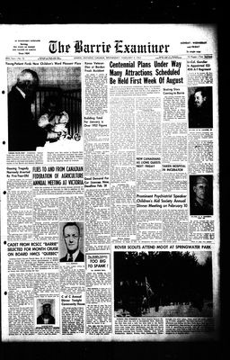 Barrie Examiner, 4 Feb 1953