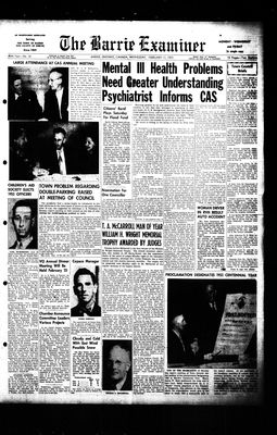 Barrie Examiner, 11 Feb 1953