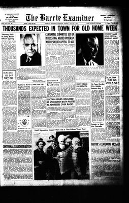 Barrie Examiner, 31 Jul 1953