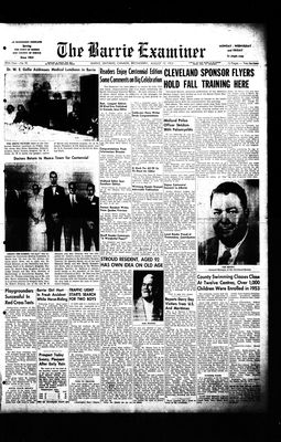 Barrie Examiner, 19 Aug 1953