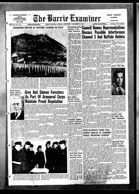 Barrie Examiner, 10 Nov 1954