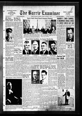 Barrie Examiner, 7 Jan 1955