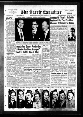 Barrie Examiner, 11 Feb 1955