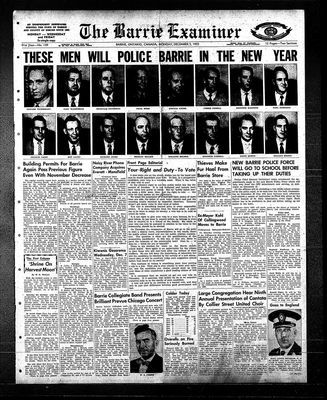 Barrie Examiner, 5 Dec 1955