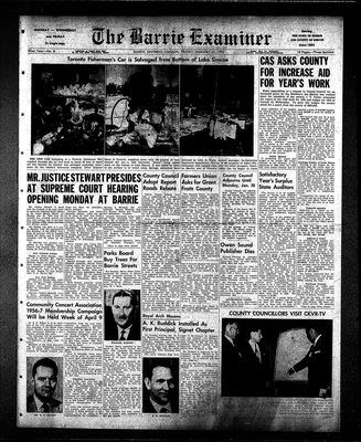 Barrie Examiner, 20 Jan 1956