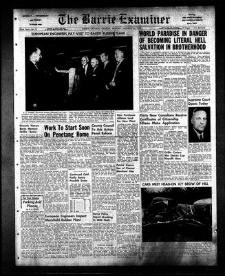 Barrie Examiner, 23 Jan 1956