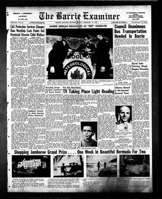 Barrie Examiner, 17 Feb 1956