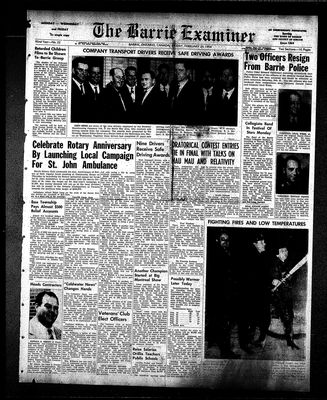 Barrie Examiner, 24 Feb 1956