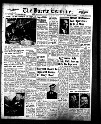 Barrie Examiner, 14 Mar 1956