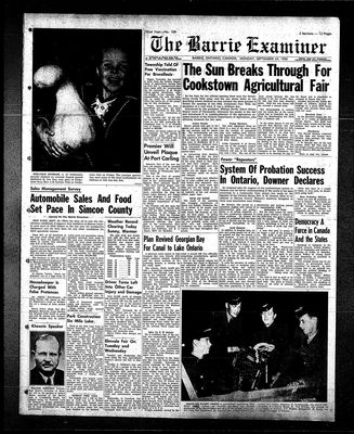 Barrie Examiner, 24 Sep 1956