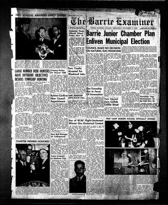 Barrie Examiner, 14 Nov 1956