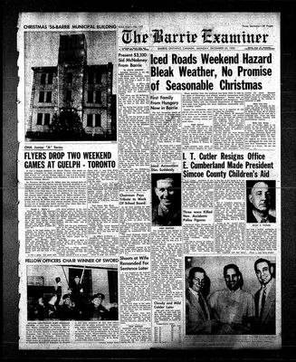 Barrie Examiner, 24 Dec 1956