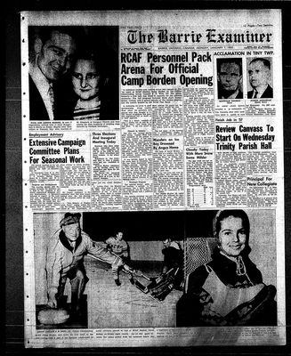 Barrie Examiner, 7 Jan 1957