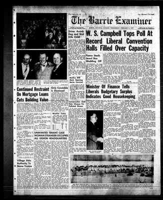 Barrie Examiner, 6 Feb 1957