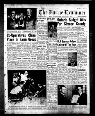 Barrie Examiner, 1 Mar 1957