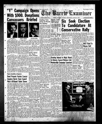 Barrie Examiner, 6 Mar 1957