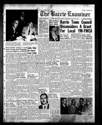 Barrie Examiner, 27 Mar 1957