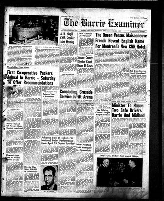 Barrie Examiner, 29 Mar 1957