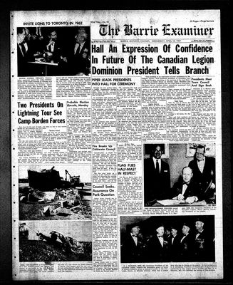 Barrie Examiner, 10 Apr 1957